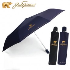 잭니클라우스 3단 로고 완전자동 우산 