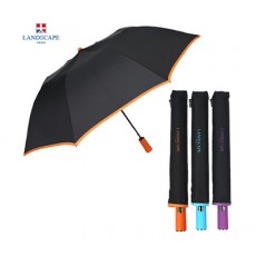 랜드스케이프 2단자동 컬러바이어스 우산 
