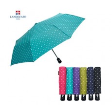랜드스케이프 3단전자동도트 우산 