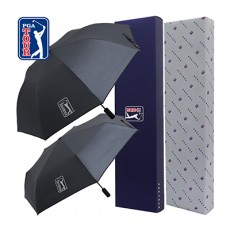 PGA 2단자동 3단7k완전자동 블랙메탈 우산 세트