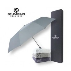 벨카리노3단 파스텔 우산 170g 면사타올 세트 