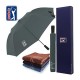 PGA 친환경그린 2단자동 우산 170g죽사타올세트 